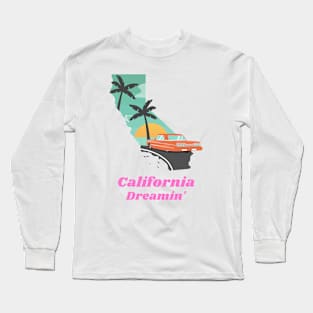 California Dreamin' Retro Long Sleeve T-Shirt